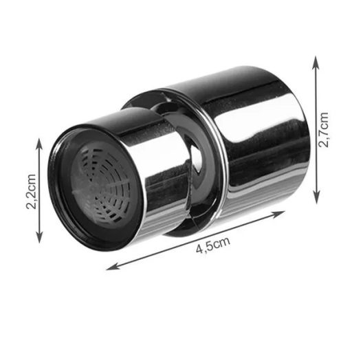 Kétfunkciós víztakarékos M22 perlátor golyóscsuklóval, 70% megtakarítás