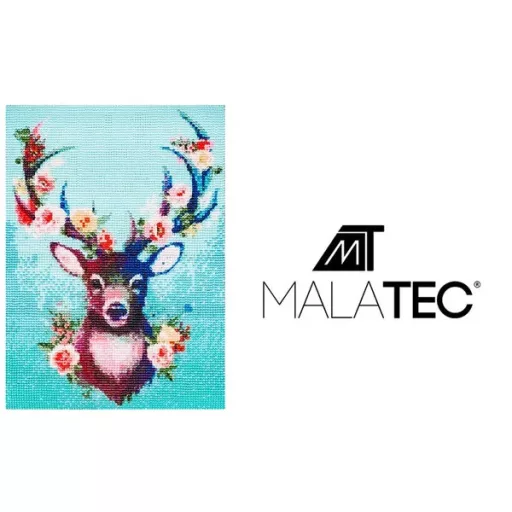 Gyémánt kirakó kép, szarvas minta, 30×40 cm, komplett 5D festőkészlet