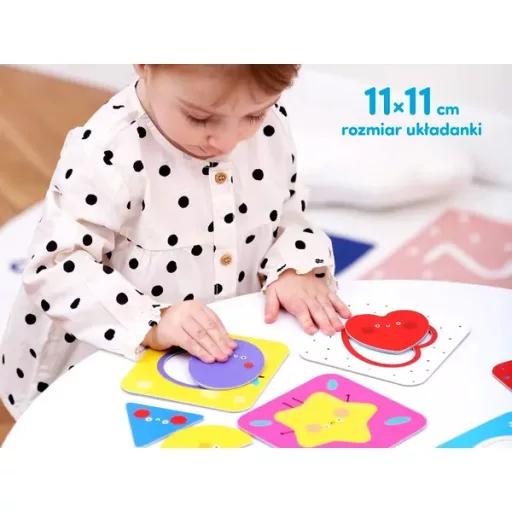 Formafelfedező kirakós 18m+