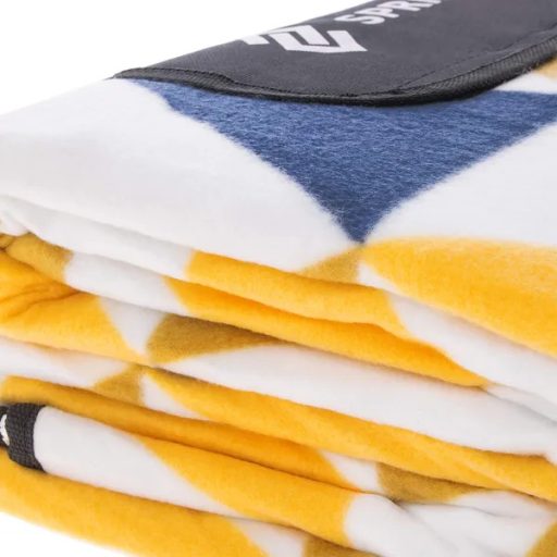 Összehajtható pikniktakaró 200×200 cm, polár, alu szigeteléssel