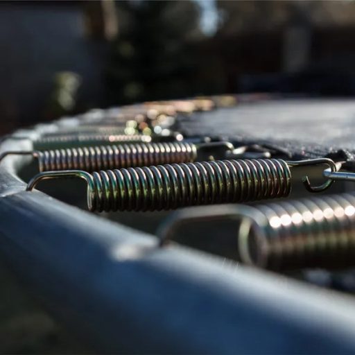 Trambulin rugó 165 mm, horganyzott acél, kampós, 1 db