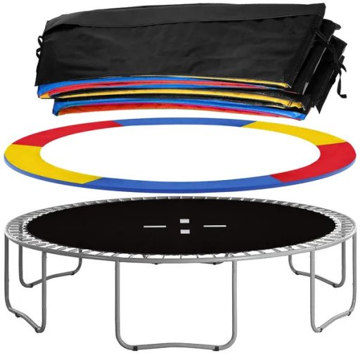 Trambulin peremvédő 244 cm (8FT) – multiszínű PVC/EPE hab