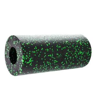   Springos SMR masszázshenger 30 cm, kemény, 15 cm átmérő, fekete/zöld