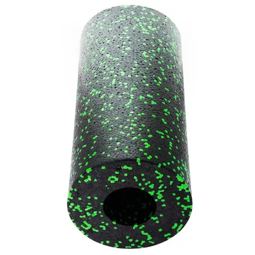 Springos SMR masszázshenger 30 cm, kemény, 15 cm átmérő, fekete/zöld