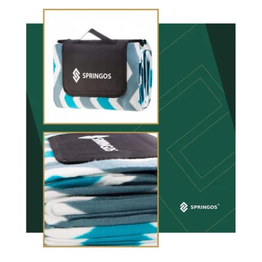 Polár pikniktakaró 220x180 cm alumínium szigeteléssel, összehajtható