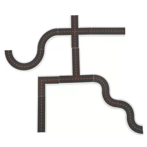 Habszivacs autós vízi puzzle fürdőjáték, 23 db
