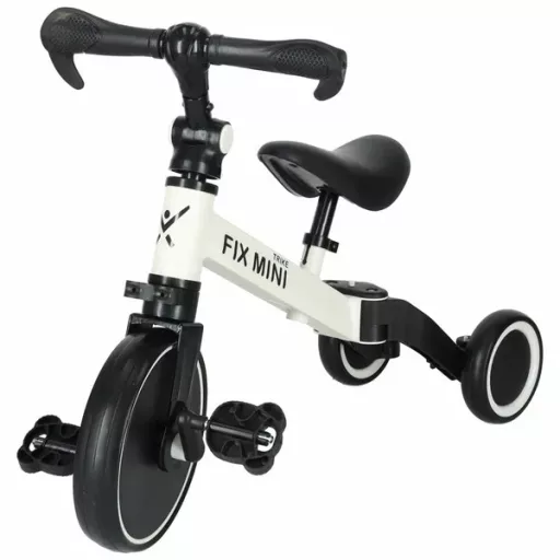 Trike Fix Mini 3 az 1-ben futóbicikli-tricikli pedálokkal, fehér, 18 hó–4 év