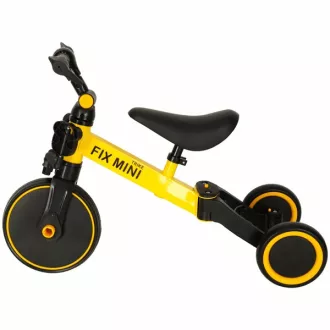   3 az 1-ben futóbicikli Trike Fix Mini, sárga, 18 hó-4 év, 30 kg