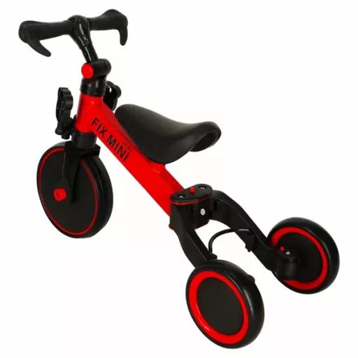 Trike Fix Mini 3 az 1-ben futóbicikli, pedálos tricikli, piros