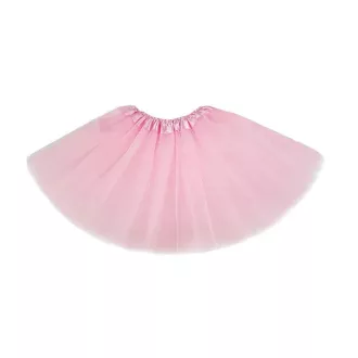   Rózsaszín 3 rétegű tüll tutu szoknya gyerekeknek, univerzális méret