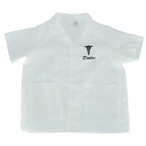 Gyerek orvosi farsangi jelmez szett, poliészter, 3-8 év, kiegészítőkkel