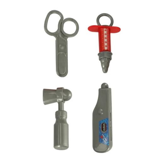 Gyerek orvosi farsangi jelmez szett, poliészter, 3-8 év, kiegészítőkkel