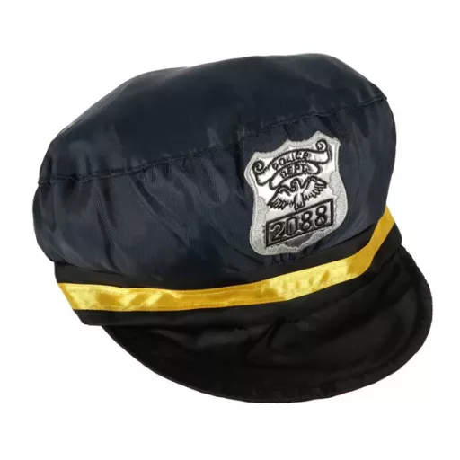 Gyerek rendőr jelmez készlet bilincscsel és sapkával, 3–8 év