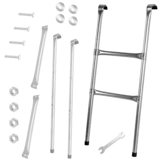 Kétfokú univerzális acél trambulin létra 86×35 cm