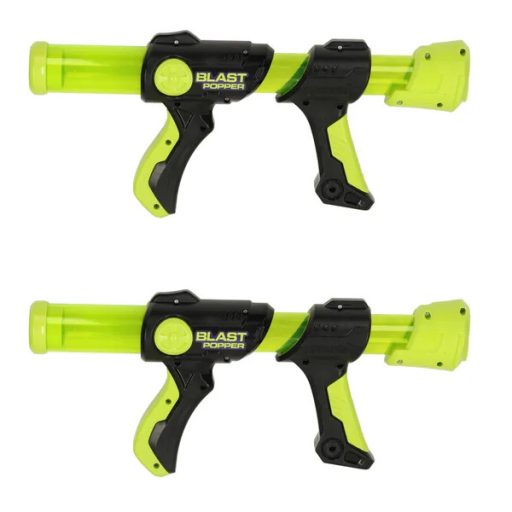 Habszivacslabda-pisztoly készlet 2 db fegyverrel és 2 védőmaszkkal, 48 lövedék