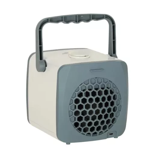 Hordozható USB asztali léghűtő ventilátor, 3 fokozat, 300 ml, fehér