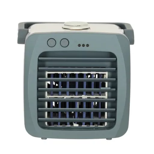 Hordozható USB asztali léghűtő ventilátor, 3 fokozat, 300 ml, fehér