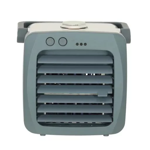 Hordozható USB asztali léghűtő ventilátor, 3 fokozat, 300 ml, fehér