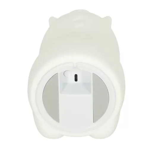 Szilikon egyszarvú gyerek éjjeli lámpa, LED RGB, akkumulátoros, érintésvezérelt