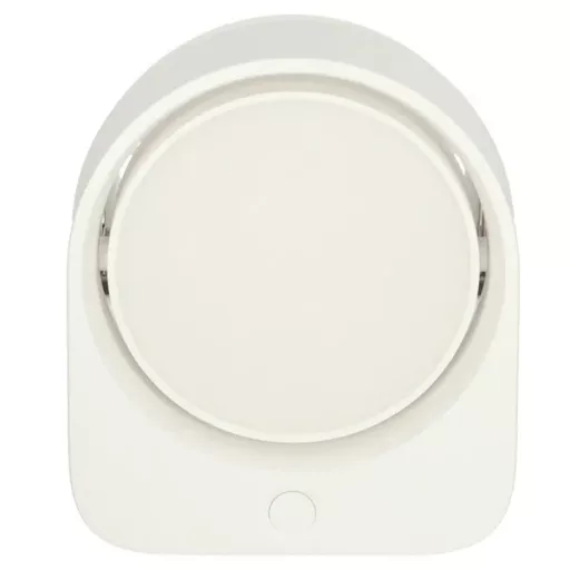 Vezeték nélküli csíptetős asztali olvasólámpa, 3 fény, USB, fehér