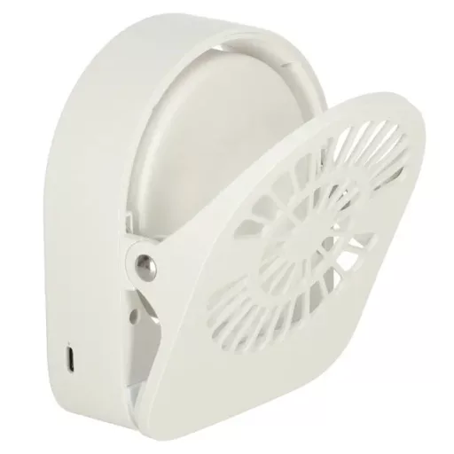 Vezeték nélküli csíptetős asztali olvasólámpa, 3 fény, USB, fehér