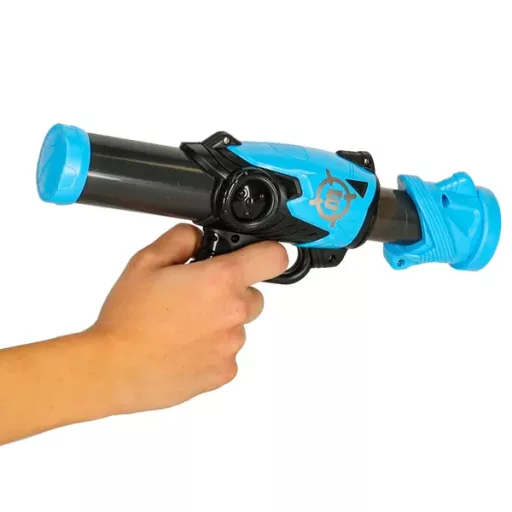 Robot célbalövő ügyességi játék LCD számlálóval, 12 szivacslövedékkel, 3+