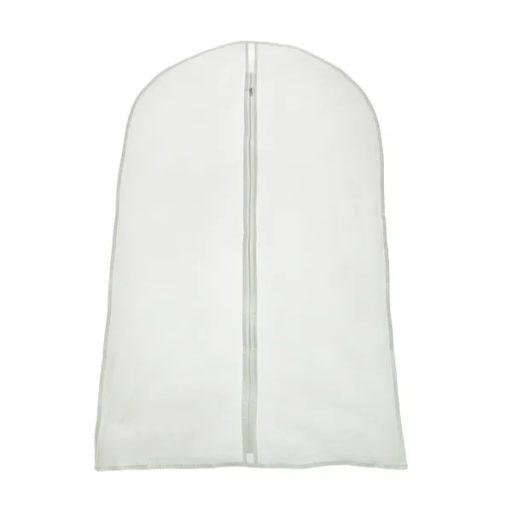 Átlátszó ruhahuzat cipzárral, 60×100 cm poliészter