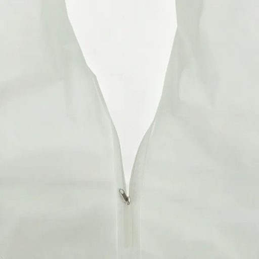 Átlátszó ruhahuzat cipzárral, 60×100 cm poliészter