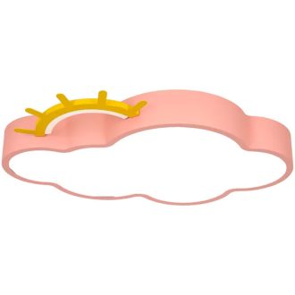   Kék  felhő LED mennyezeti lámpa távirányítóval, dimmelhető, 30 W