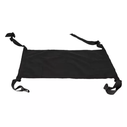 Gyerek utazó függőágy matrac repülőre és vonatra fekete 47×78 cm