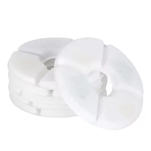 6 db-os csereszűrő szett kutya és macska itatókúthoz, 12,5 cm