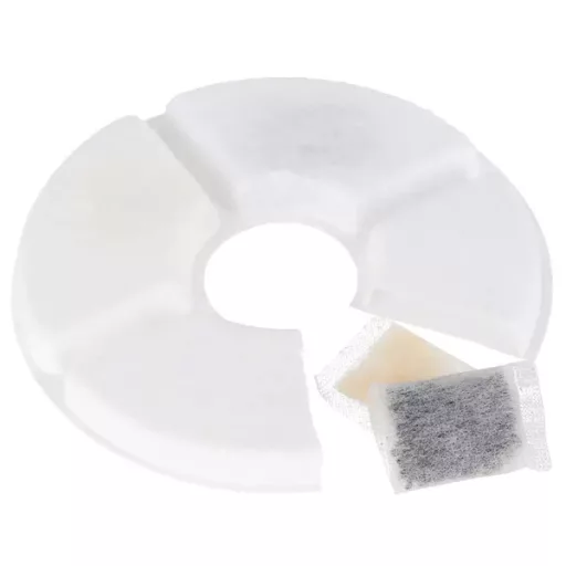 6 db-os csereszűrő szett kutya és macska itatókúthoz, 12,5 cm