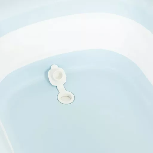 ECOTOYS Hordozható és Összecsukható Baba Fürdőkád: Az Ön Kényelme és Gyermeke Biztonsága Érdekében