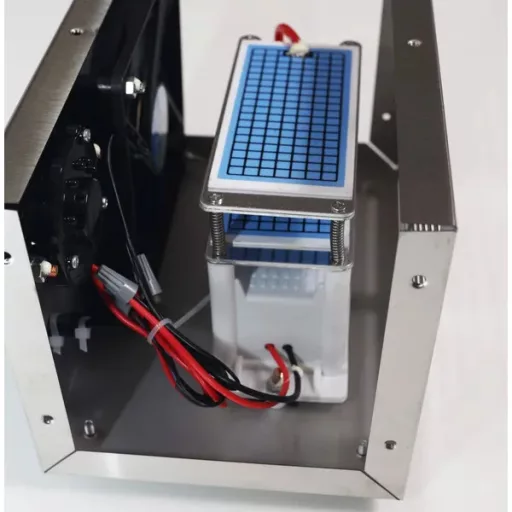 Ózongenerátor 60 g/h, 120 W, időzítős légtisztító rozsdamentes acél