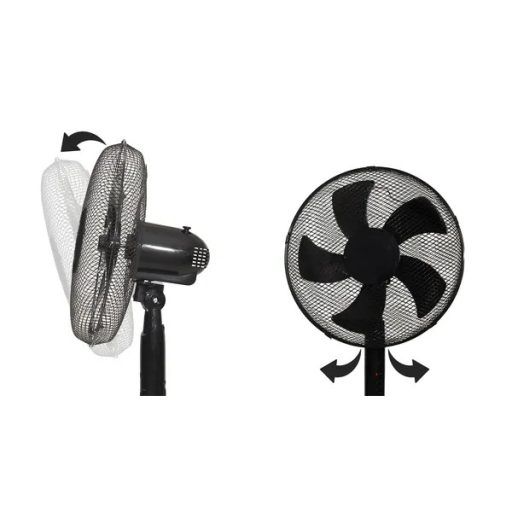 Állóventilátor 45W 40 cm, 5 lapát, 3 üzemmód, távirányító, időzítő