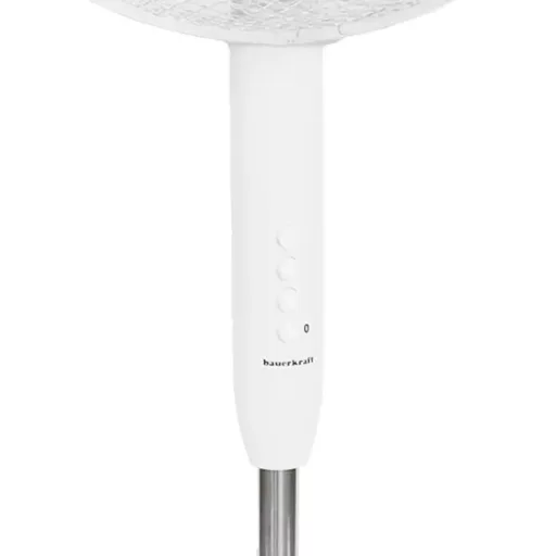 Álló ventilátor 45 W, 40 cm átmérő, 5 lapát, 3 sebesség, fehér