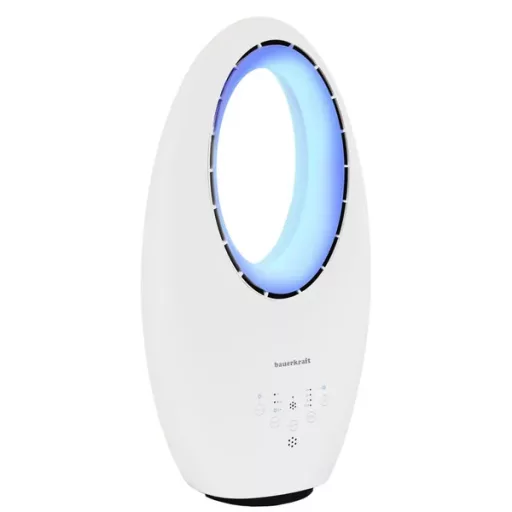 Lapát nélküli álló ventilátor 60 W – 3 mód, távirányító, 7,5 h időzítő, LED