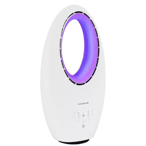 Lapát nélküli álló ventilátor 60 W – 3 mód, távirányító, 7,5 h időzítő, LED