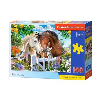 100 darabos Best Friends puzzle, 40×29 cm kirakó