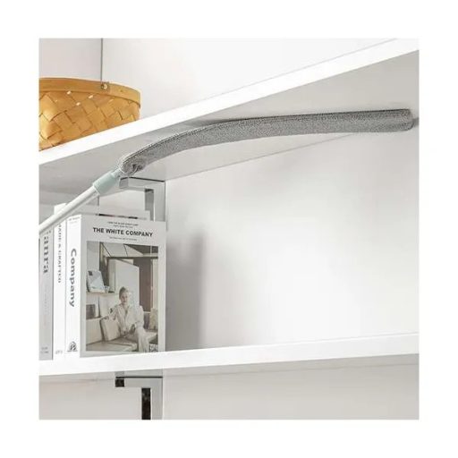 Teleszkópos portörlő kefe, 84–250 cm, 2 cserélhető fejjel, mikroszálas