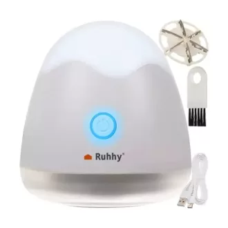   2 az 1-ben bolyhszedő és LED éjjeli lámpa, 6 pengés fej, cserebetét