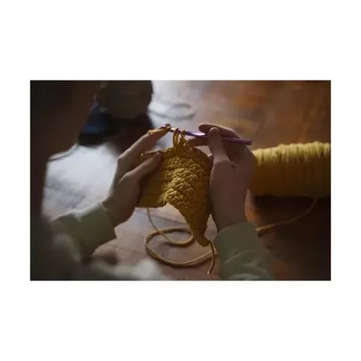 Horgolótű készlet 86 db, ergonomikus alumínium tűk tokban