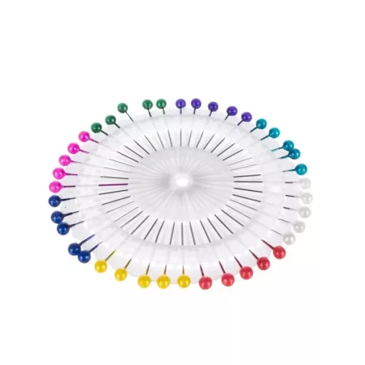 Ruhhy hordozható varrókészlet, 129 részes, színes cérnákkal, tokban