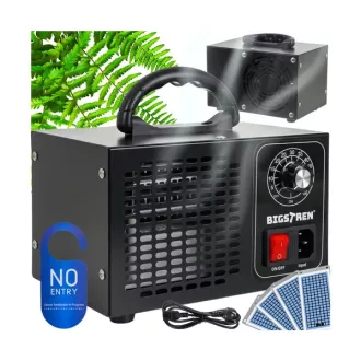   Ózongenerátor 150 W, 4 kerámialap, 60 perces időzítő, 20–200 m²