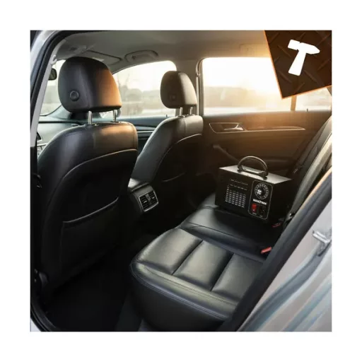 Ózongenerátor 150 W, 4 kerámialap, 60 perces időzítő, 20–200 m²