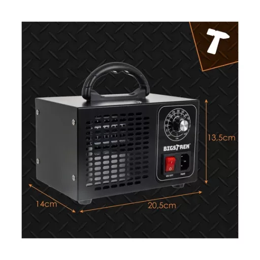 Ózongenerátor 150 W, 4 kerámialap, 60 perces időzítő, 20–200 m²