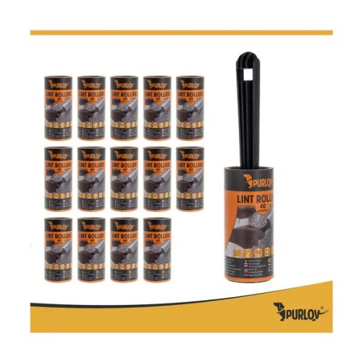 Purlov ruhatisztító szöszeltávolító henger 15 tekercs, 600 lap