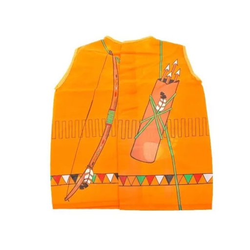 Gyerek mellényes jelmez fejfedővel – rendőr/indián/cowboy/lovag, 3-8 év