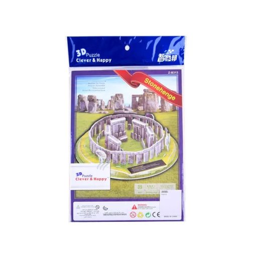 Stonehenge 3D térbeli kirakó, 35 db, ragasztó nélkül