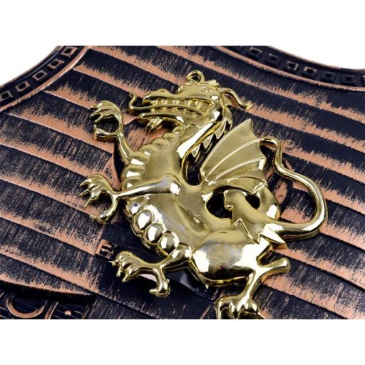 Gyerek íjász jelmez szett: műanyag páncél, kard, íj 58 cm, nyílvesszők